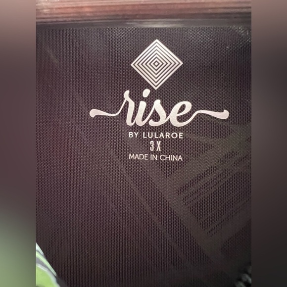 Rise by LulaRue Women’s Size 3X mesh back full zip up lightweight workout jacket - Picture 2 of 4